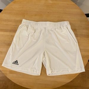 Mens Adidas “Clima-Chill” Court Short 
Color: White
Size: XL